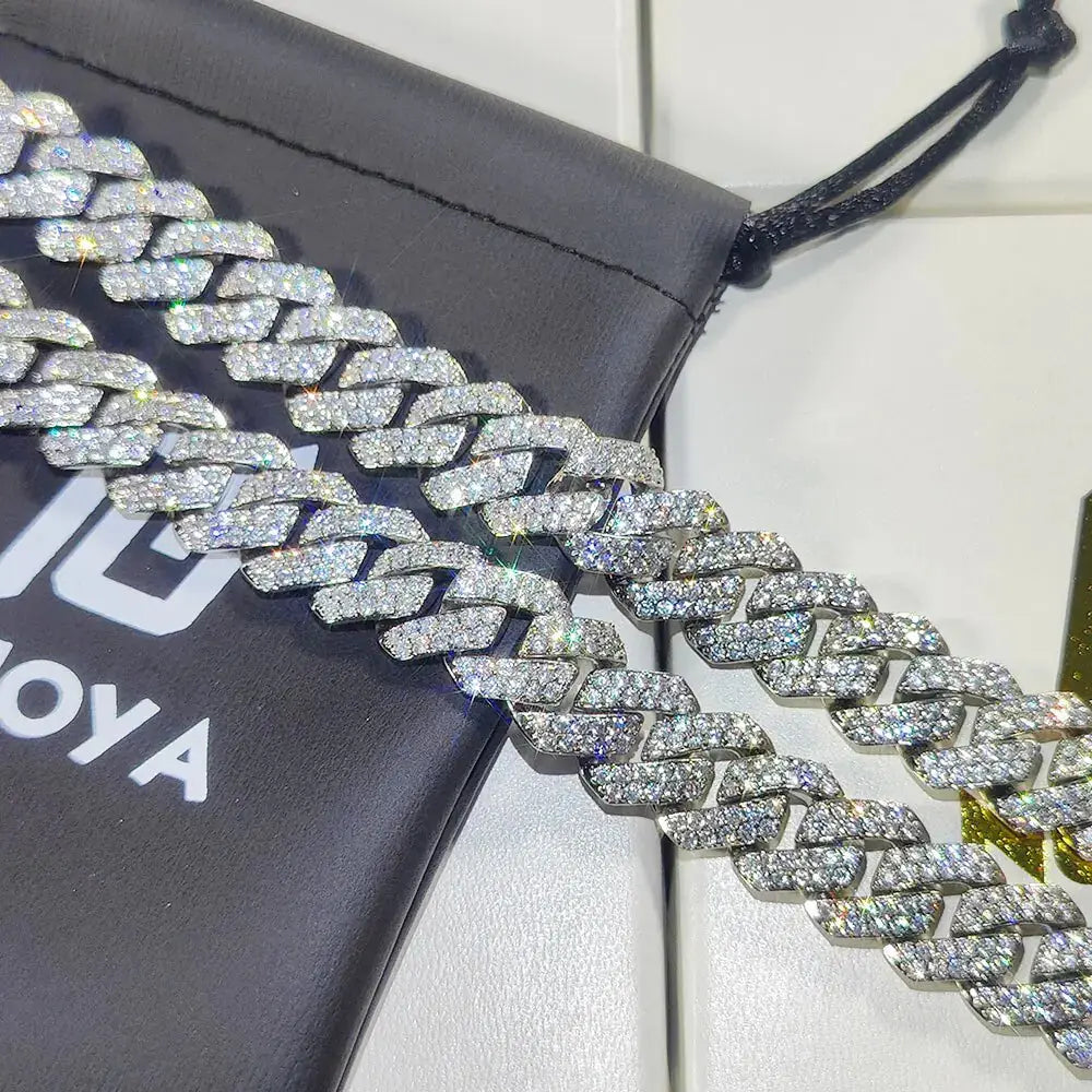 Gold Plated Iced Out Chain for Men and Women Cuban Chain Necklace Vivareflex Online