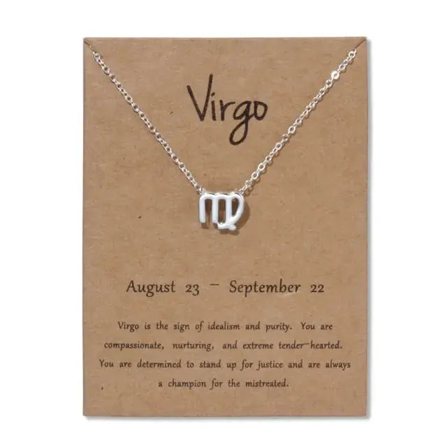 Gold Zodiac Pendant Necklace For Women Vivareflex Online