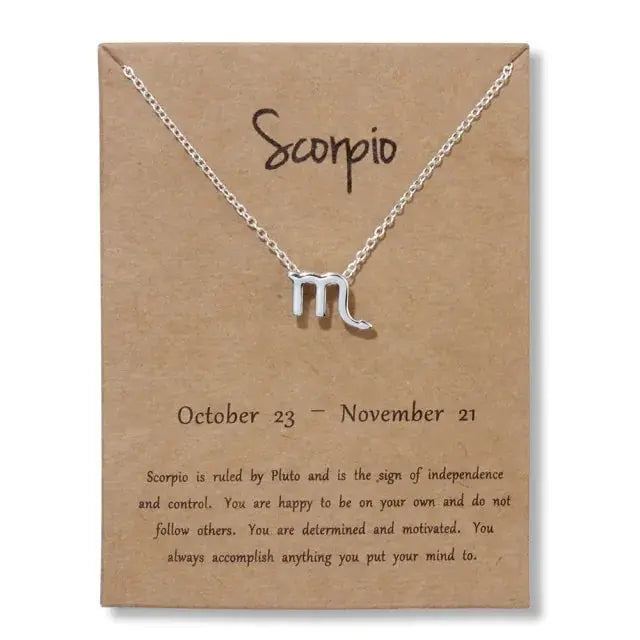 Gold Zodiac Pendant Necklace For Women Vivareflex Online