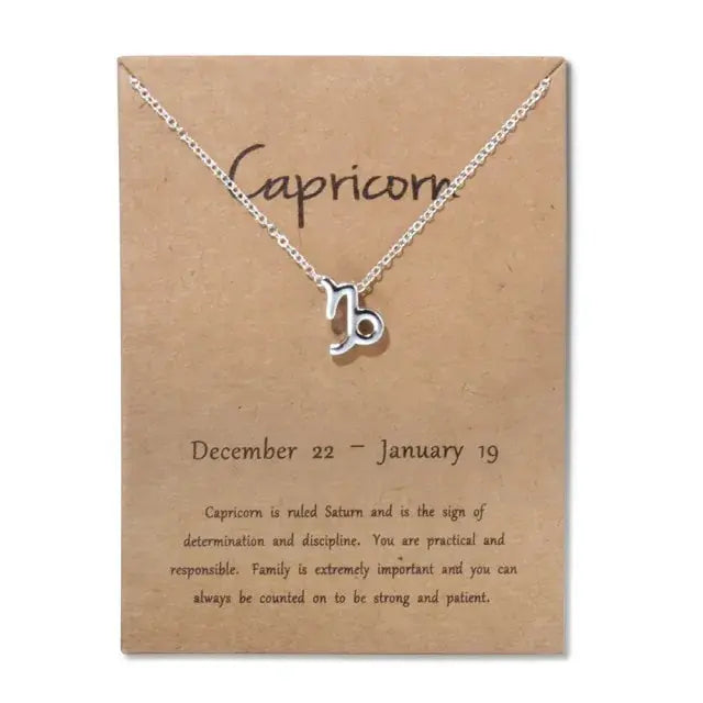 Gold Zodiac Pendant Necklace For Women Vivareflex Online