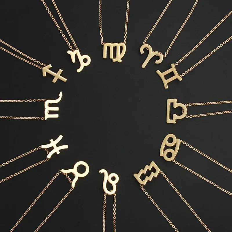 Gold Zodiac Pendant Necklace For Women Vivareflex Online