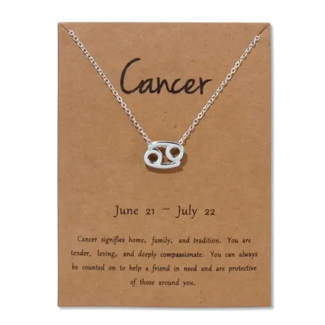 Gold Zodiac Pendant Necklace For Women Vivareflex Online