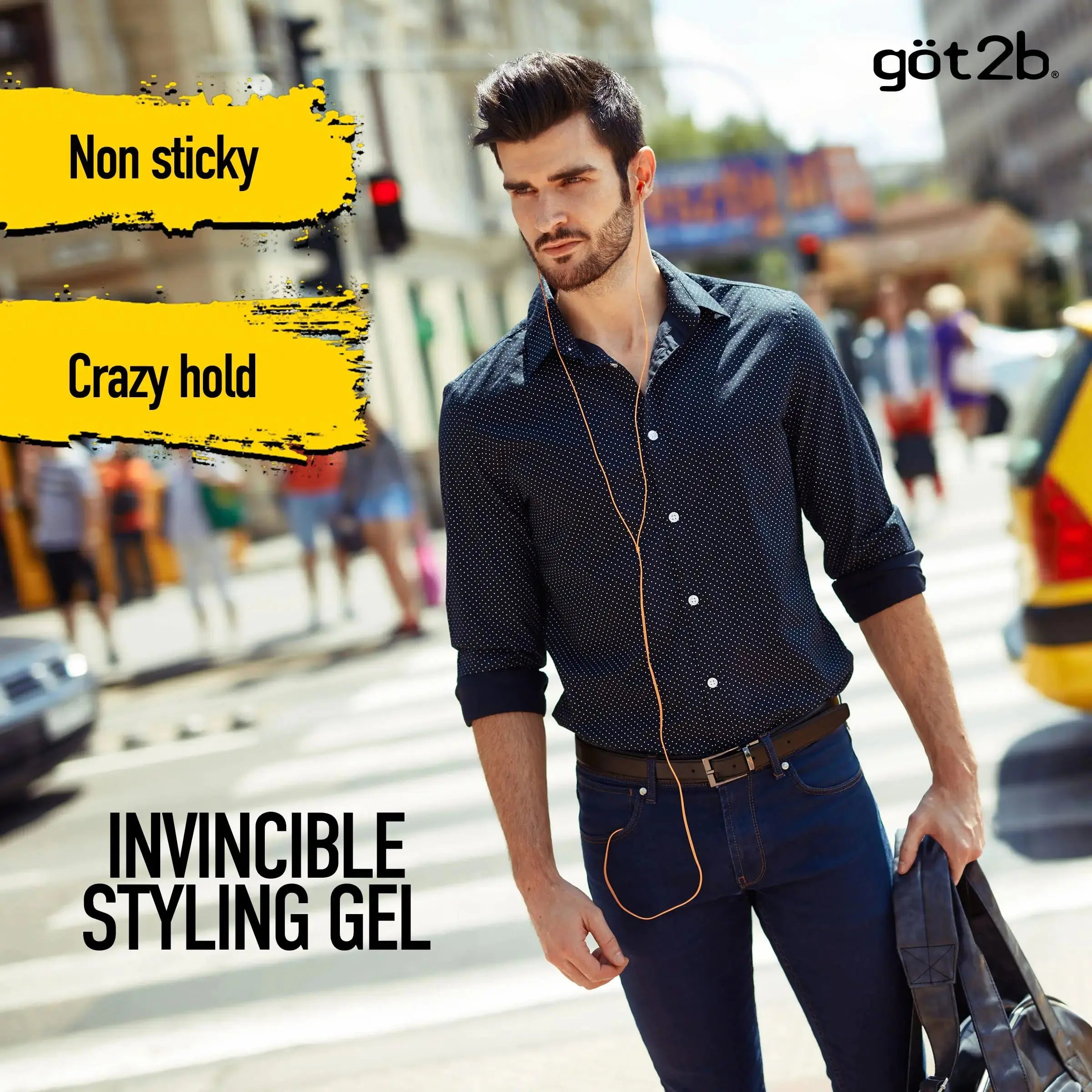 Got2B Ultra Glued Invincible Styling Gel 2 - 6 oz tubes + 1 Travel 1.25 oz tube Styling Gel + Travel 1 Fl Oz (Pack of 1) - Vivareflex Online