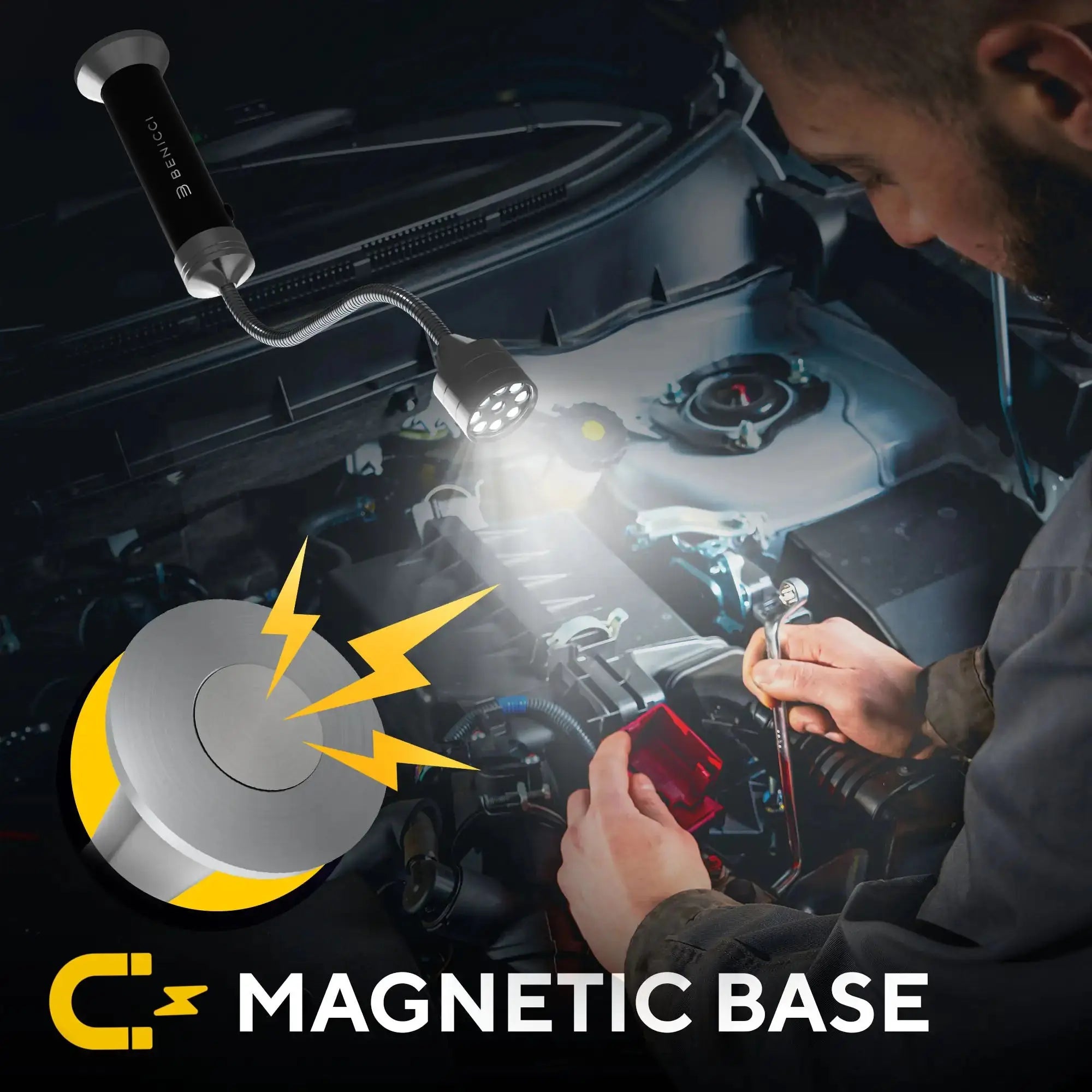 GrillGlow Magnetic LED Lights - Dual Flexible Grill Lighting Vivareflex Online