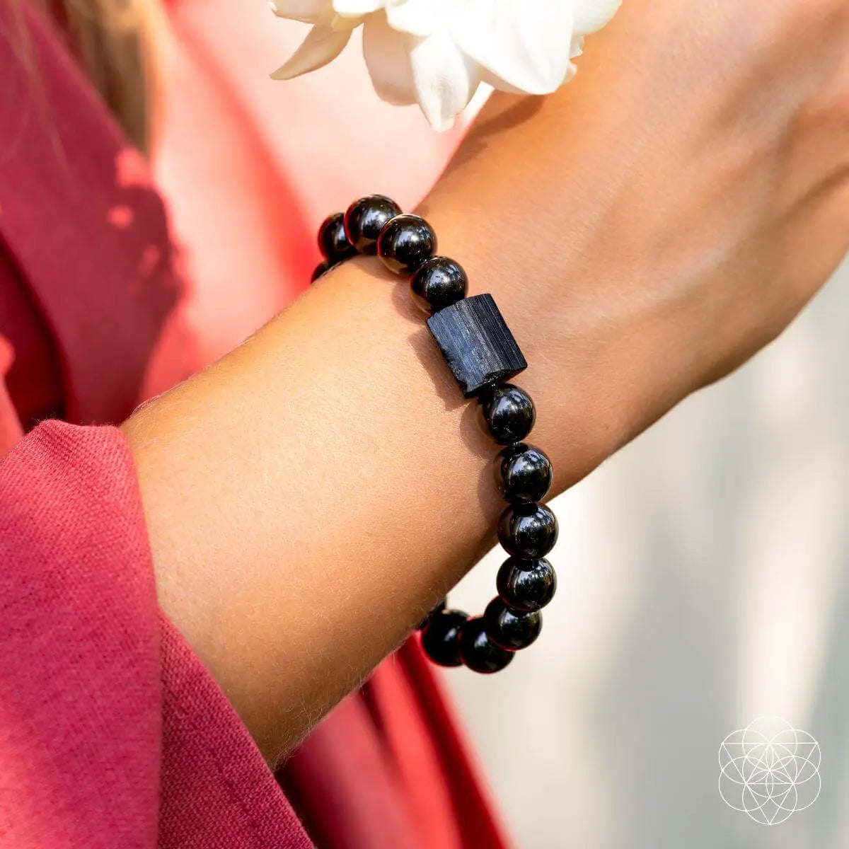 Habit Breaker - Black Obsidian & Tourmaline Bracelet Conscious Items