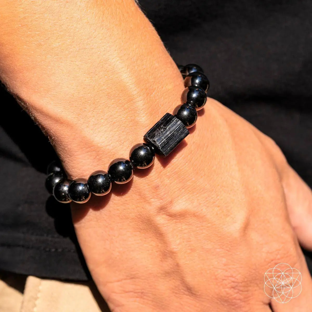 Habit Breaker - Black Obsidian & Tourmaline Bracelet Conscious Items