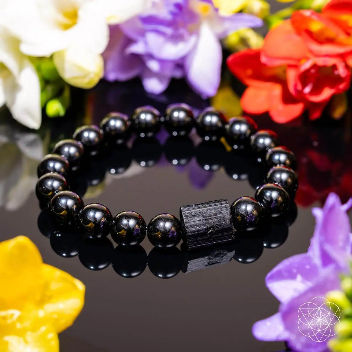 Habit Breaker - Black Obsidian & Tourmaline Bracelet Conscious Items