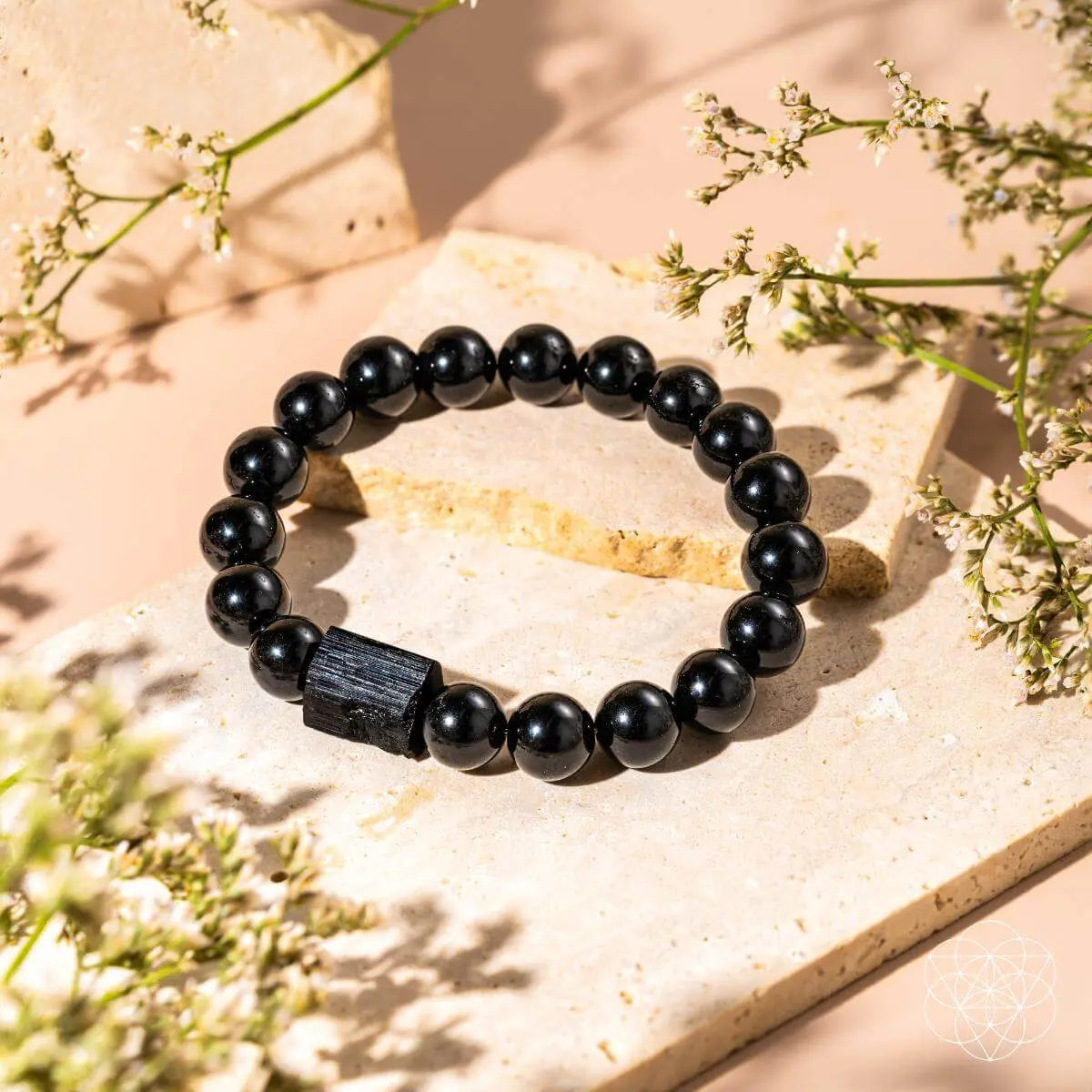 Habit Breaker - Black Obsidian & Tourmaline Bracelet Conscious Items