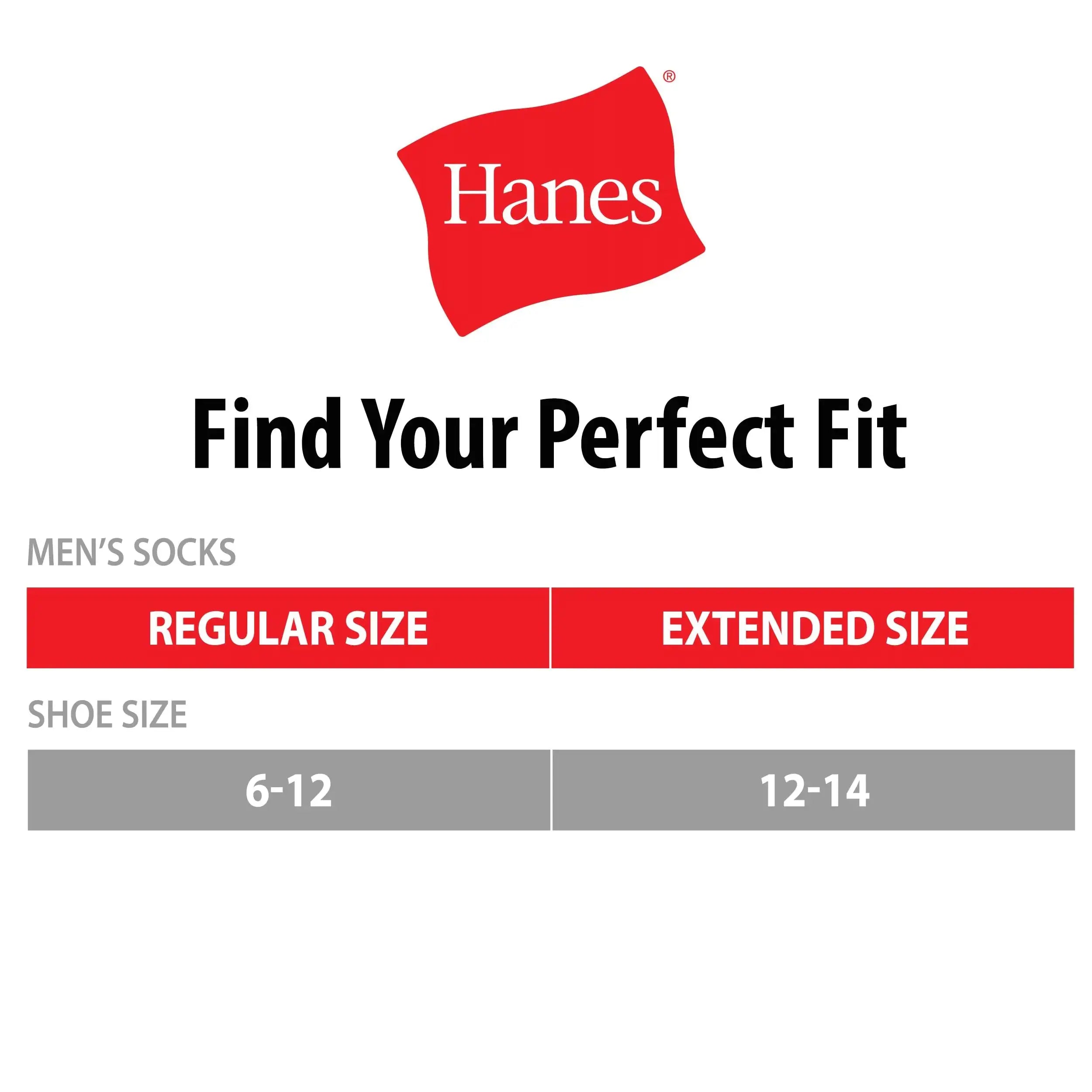 Hanes Men's Double Tough Crew Socks, 12-Pair Pack 12-14 White/ Grey Foot Bottom - 12 Pack - Vivareflex Online