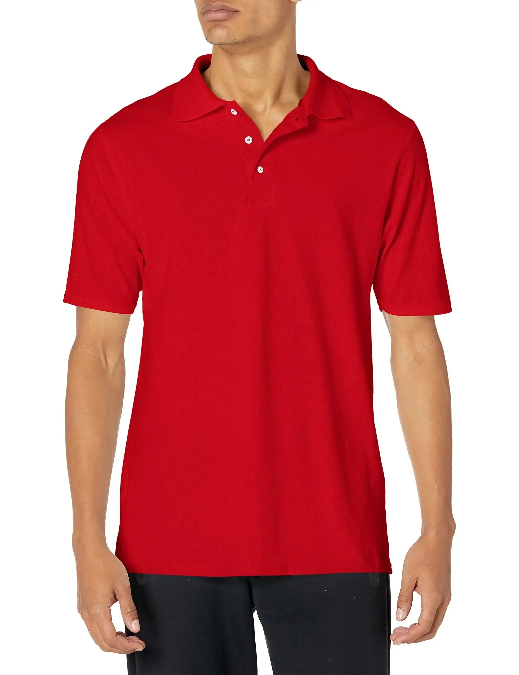 Hanes Men's FreshIQ Polo Shirt, Men’s X-Temp Polo Shirt, Moisture-Wicking Performance Polo Shirt 3X-Large Deep Red - Vivareflex Online