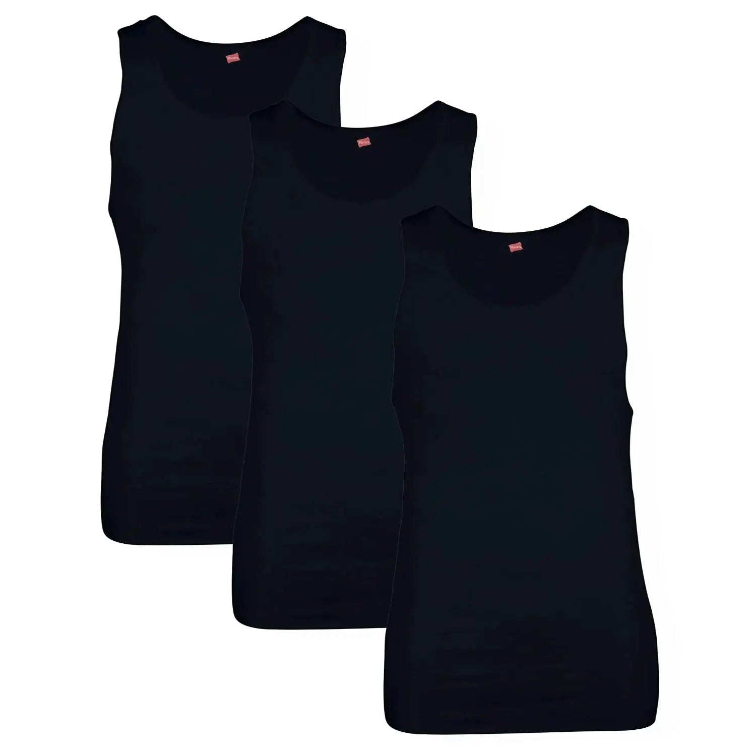 Ribbed Undershirt Tall (3 Pack) - Black Color_Vivareflex_Online