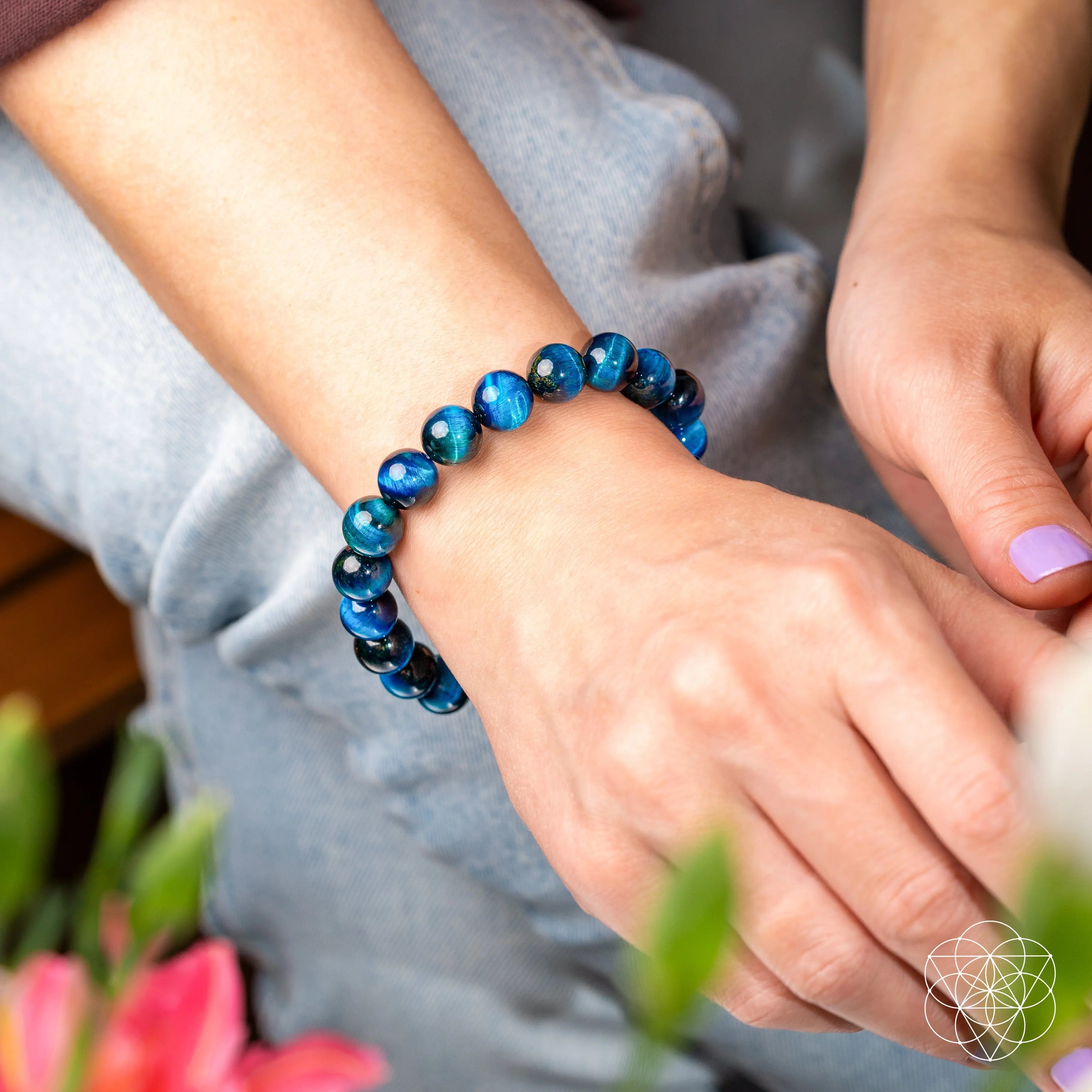 Hawk’s Focus – Royal Blue Tiger’s Eye Bracelet Conscious Items