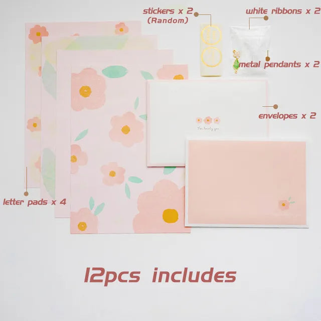 Floral Letter Pad & Envelope Set - Vivareflex Online