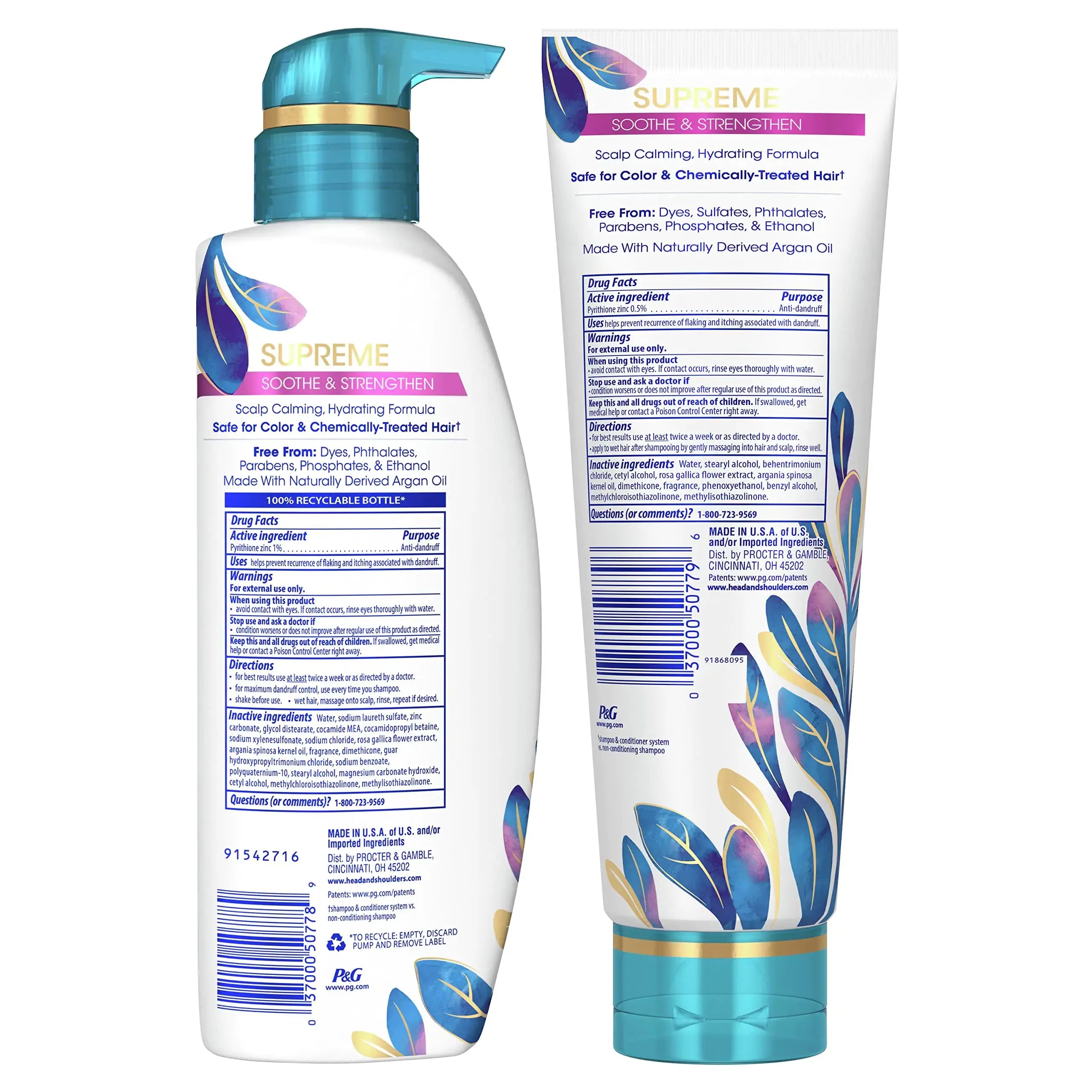 Shampoo & Conditioner Set for Dry Scalp & Dandruff Treatment_Vivareflex_Online