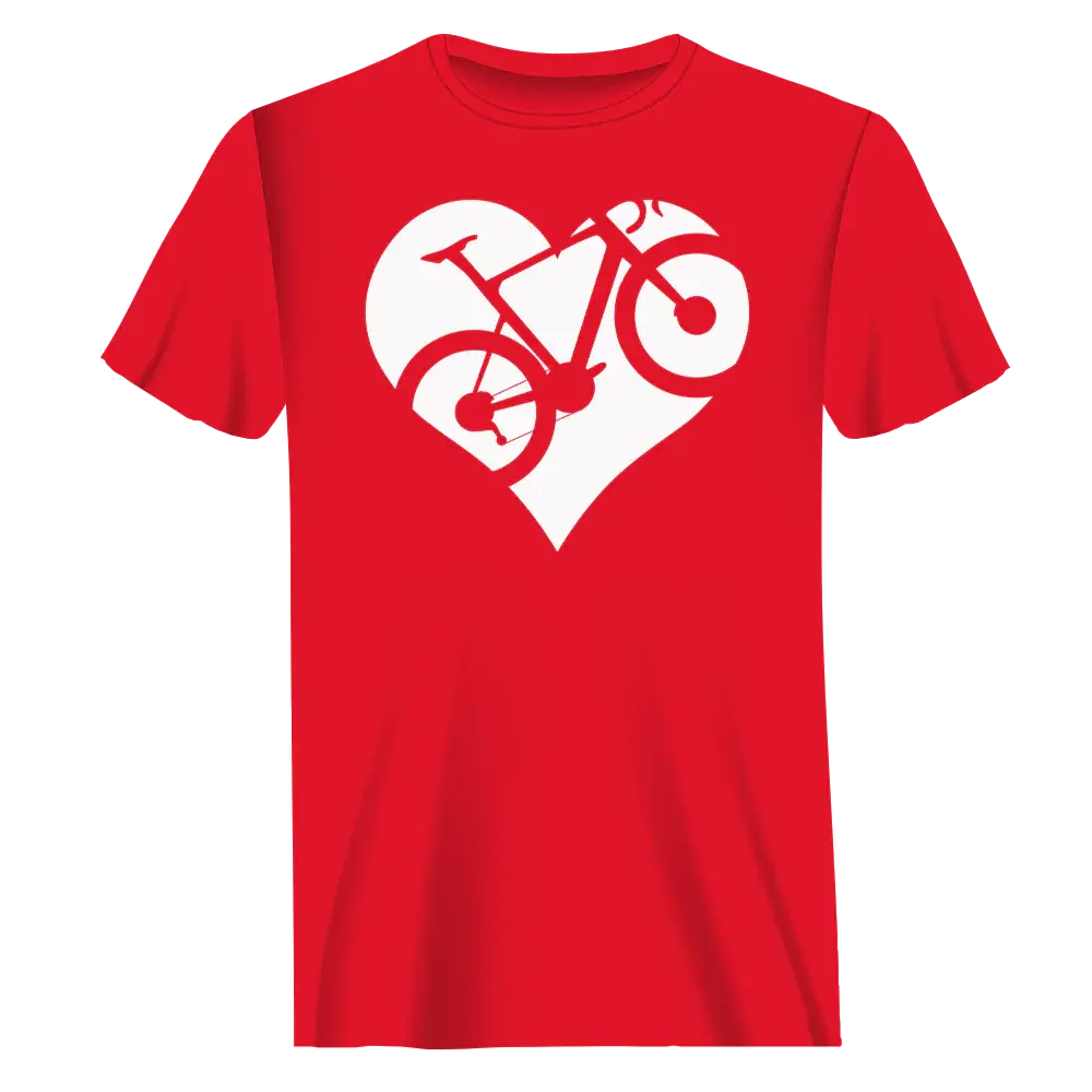 Heart Bike T-Shirt for Men Vivareflex Online