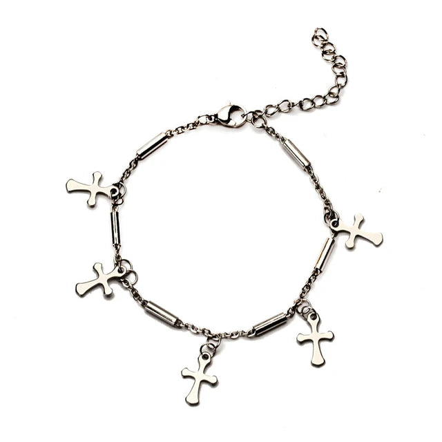 Hollow Double Chain Cross Pendant for Men Vivareflex Online