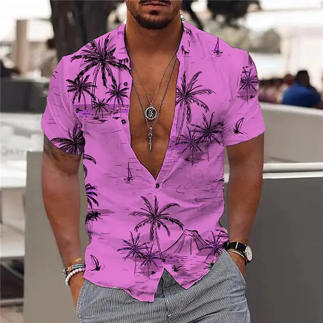 Summer Hawaiian Floral Shirts For Men Vivareflex Online