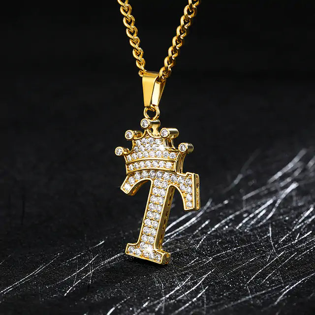 High-Quality Materials Zircon Alphabet Necklace_Vivareflex_Online