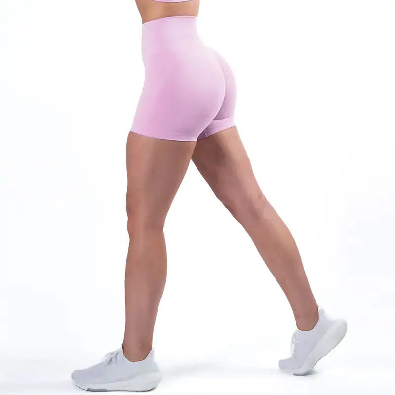 High Waist Sport Shorts Wicking Fabric_vivareflex_online