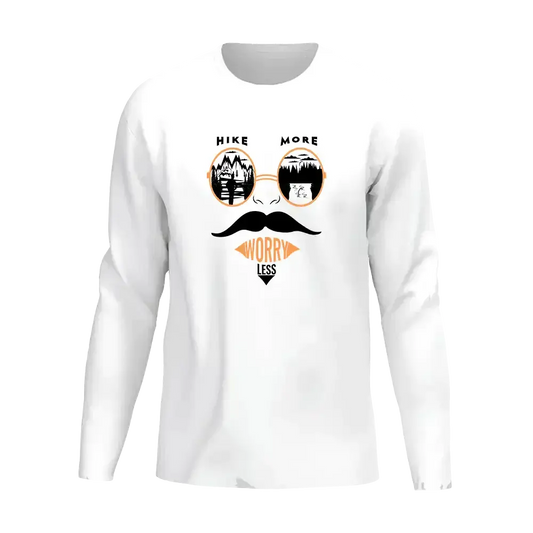 Hike More Worry Less Men Long Sleeve Shirt Vivareflex Online