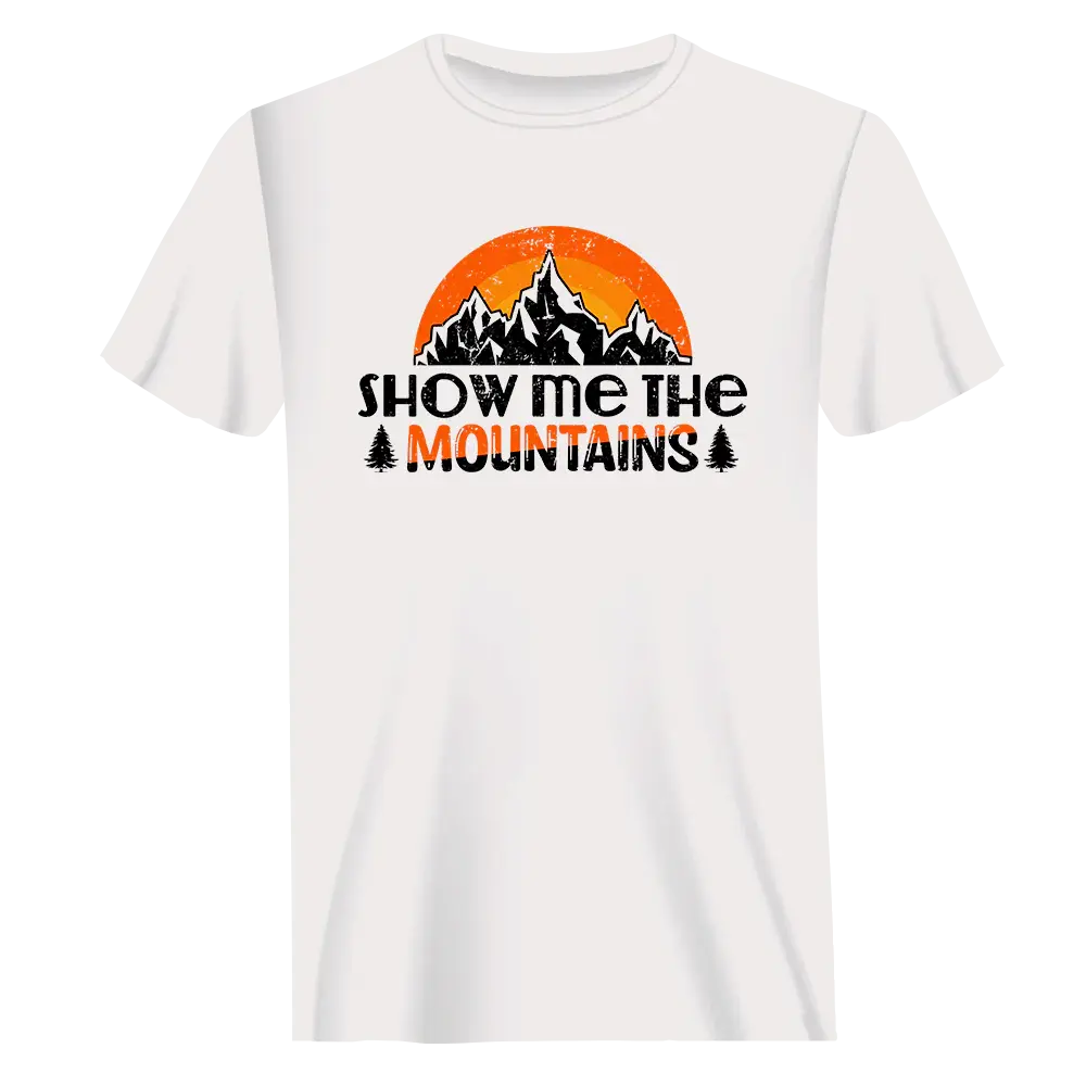 Hiking Show Me To The Mountains T-Shirt for Men Vivareflex Online