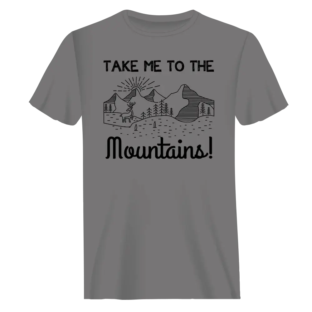 Hiking Take Me To The Mountains T-Shirt for Men Vivareflex Online