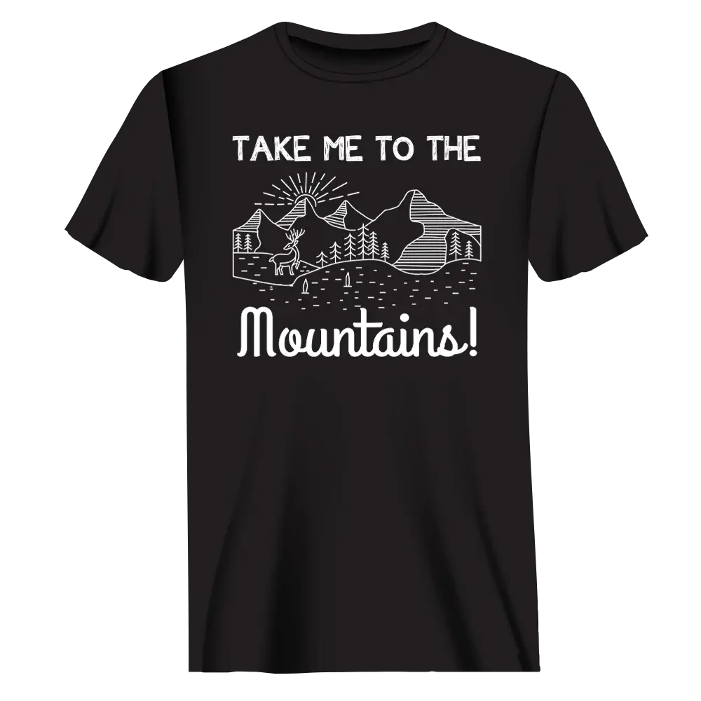 Hiking Take Me To The Mountains T-Shirt for Men Vivareflex Online