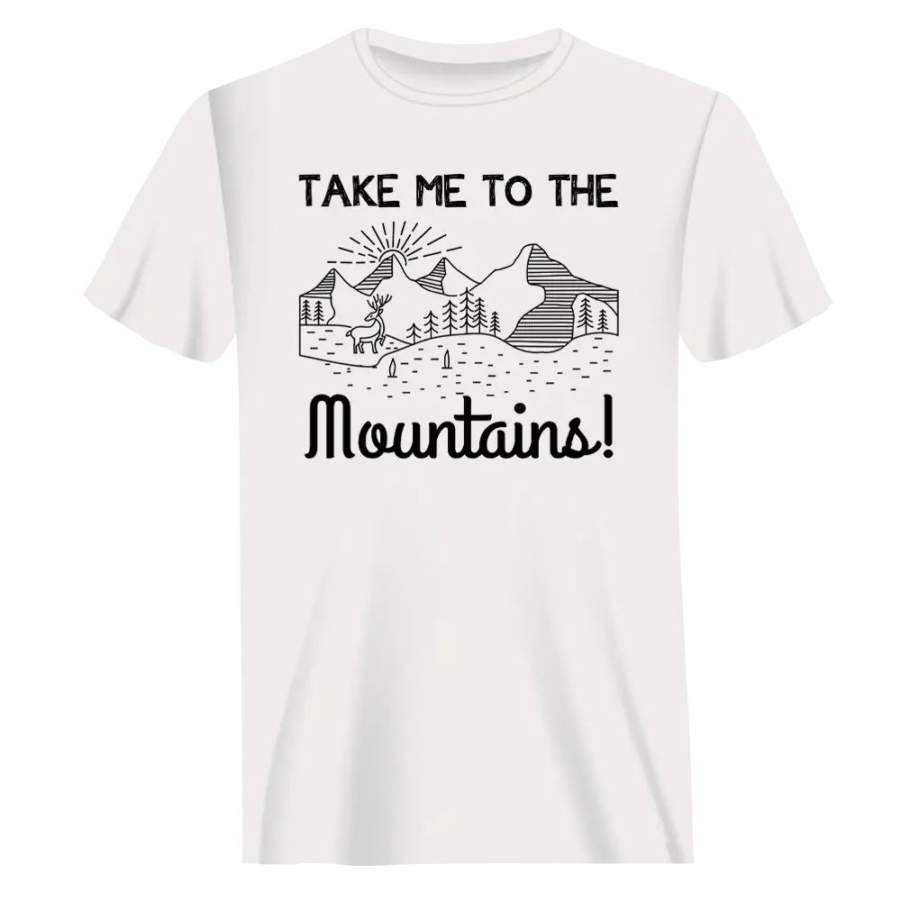Hiking Take Me To The Mountains T-Shirt for Men Vivareflex Online