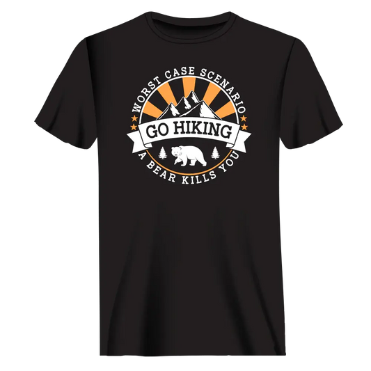 Hiking Worst Case Scenario T-Shirt for Men Vivareflex Online