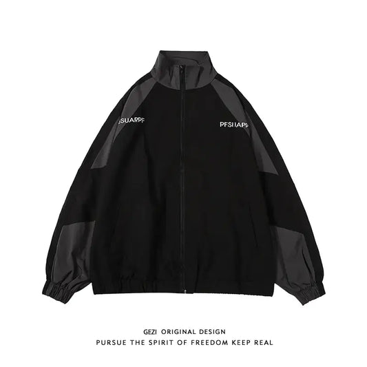 Hip Hop Varsity Jacket Men High Street Patchwork Vivareflex Online