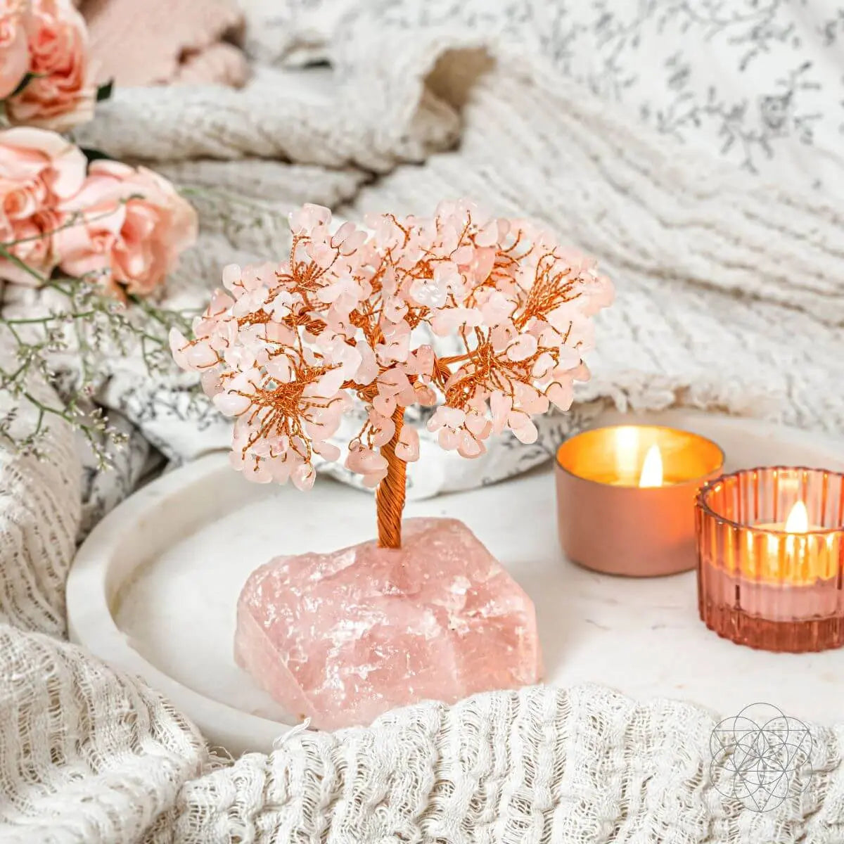 Home Sweet Home - Feng Shui Rose Quartz Tree Conscious Items