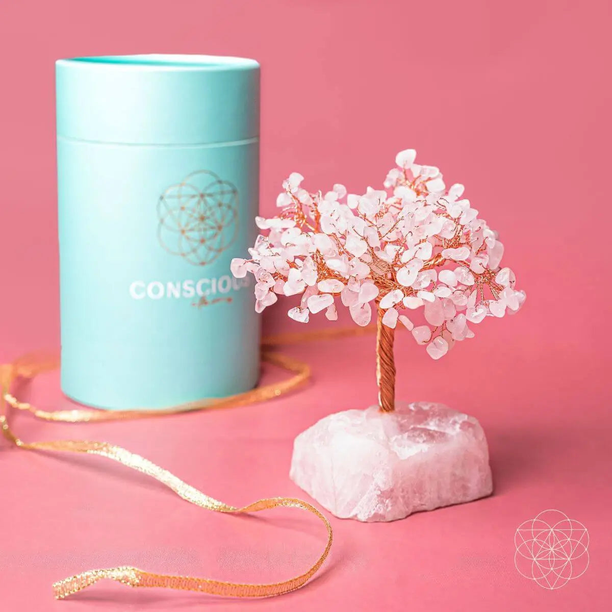 Home Sweet Home - Feng Shui Rose Quartz Tree Conscious Items