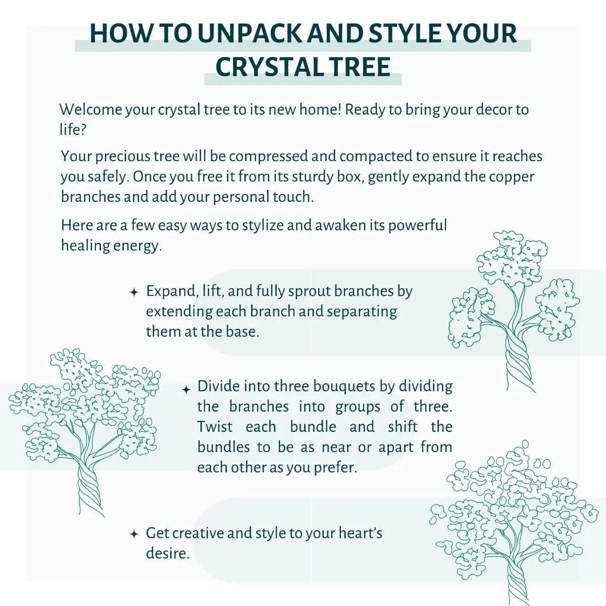 Home Sweet Home - Feng Shui Rose Quartz Tree Conscious Items