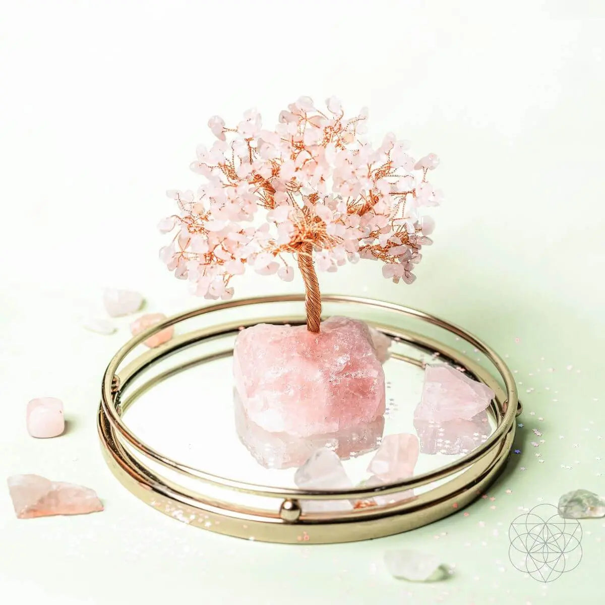 Home Sweet Home - Feng Shui Rose Quartz Tree Conscious Items