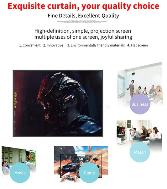 Home & Office Pop-Up Cinema Screen Vivareflex Online