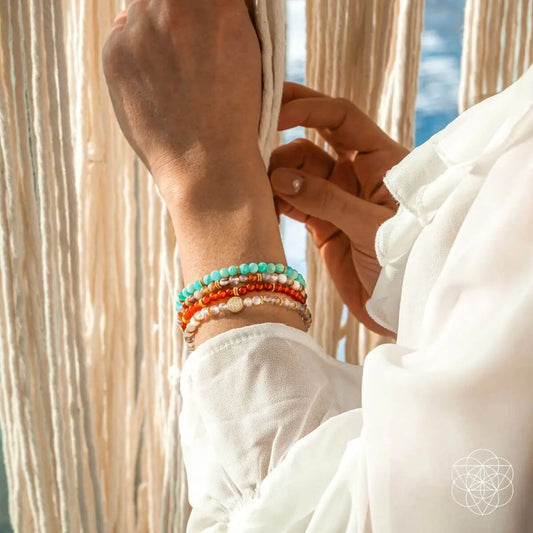 I Am Healthy: Mind, Body & Spirit Restoration Bracelet Pack of 4 Conscious Items