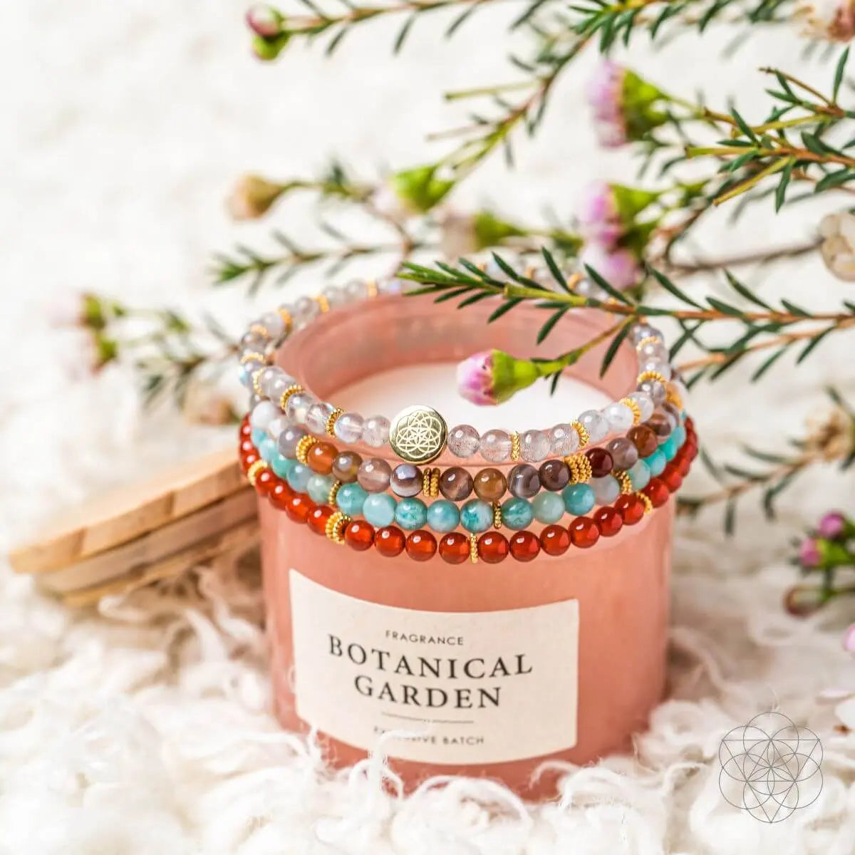 I Am Healthy: Mind, Body & Spirit Restoration Bracelet Pack of 4 Conscious Items