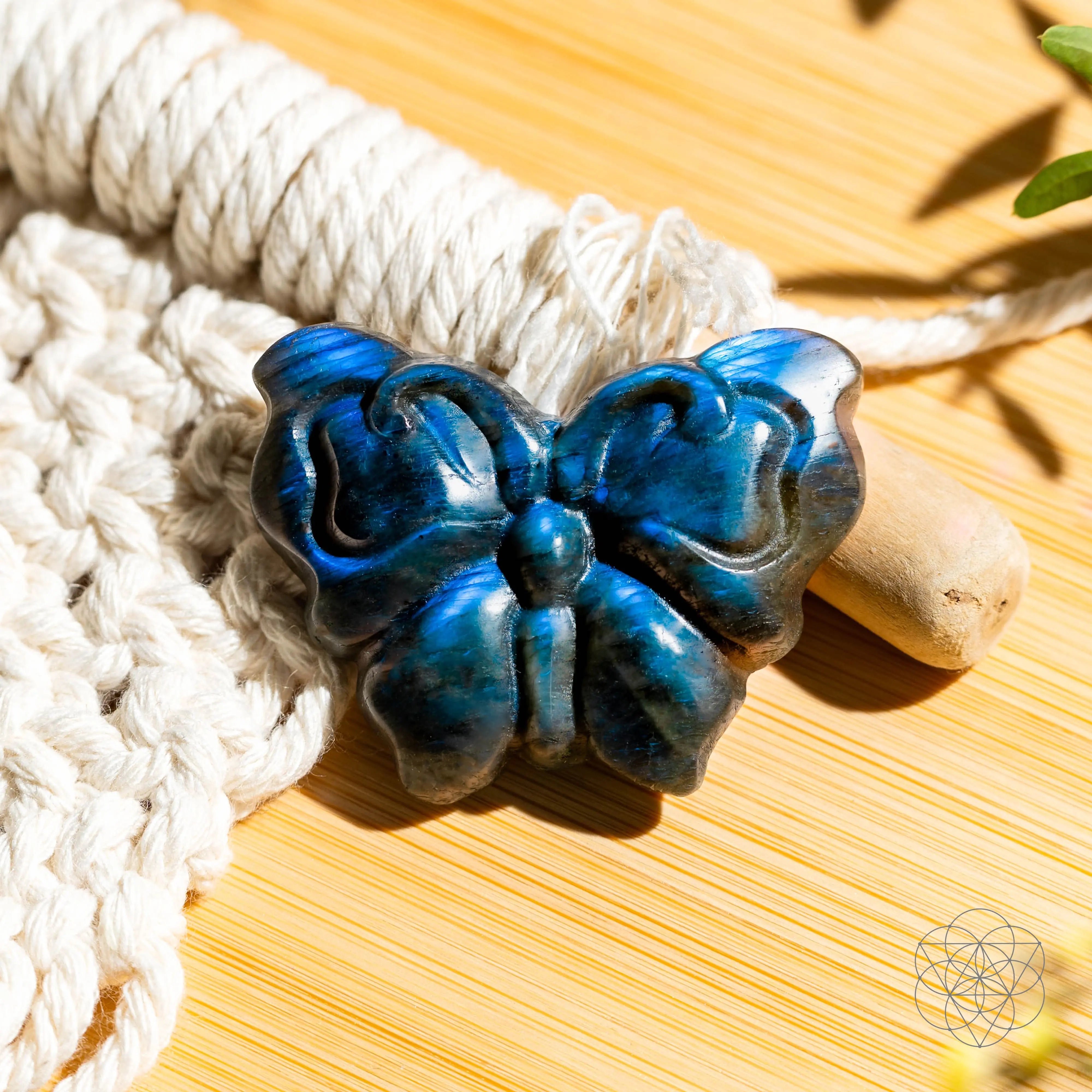 I Am Reborn - Labradorite Carving of Transformation Conscious Items