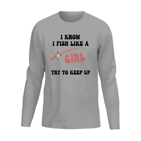 I Fish Like A Girl Men Long Sleeve Shirt Vivareflex Online