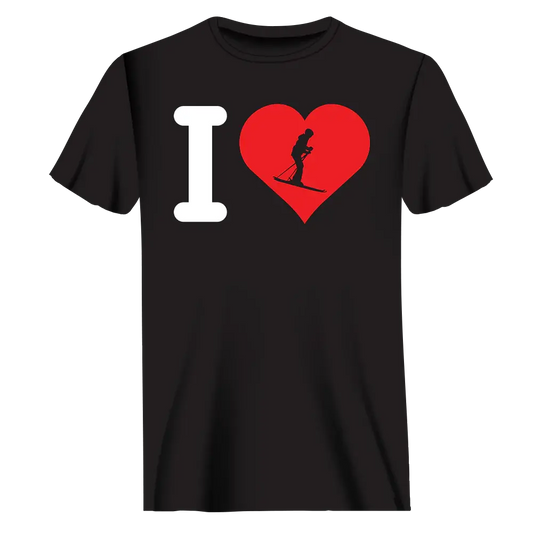 I Love Skiing T-Shirt for Men Vivareflex Online