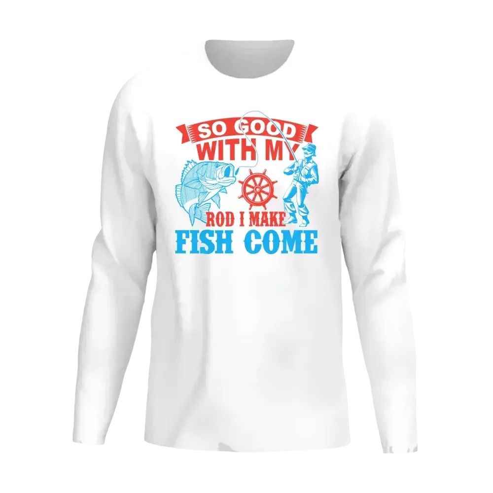 I Make Fish Come Men Long Sleeve Shirt Vivareflex Online