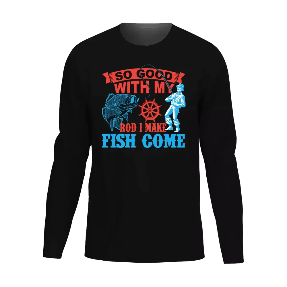 I Make Fish Come Men Long Sleeve Shirt Vivareflex Online