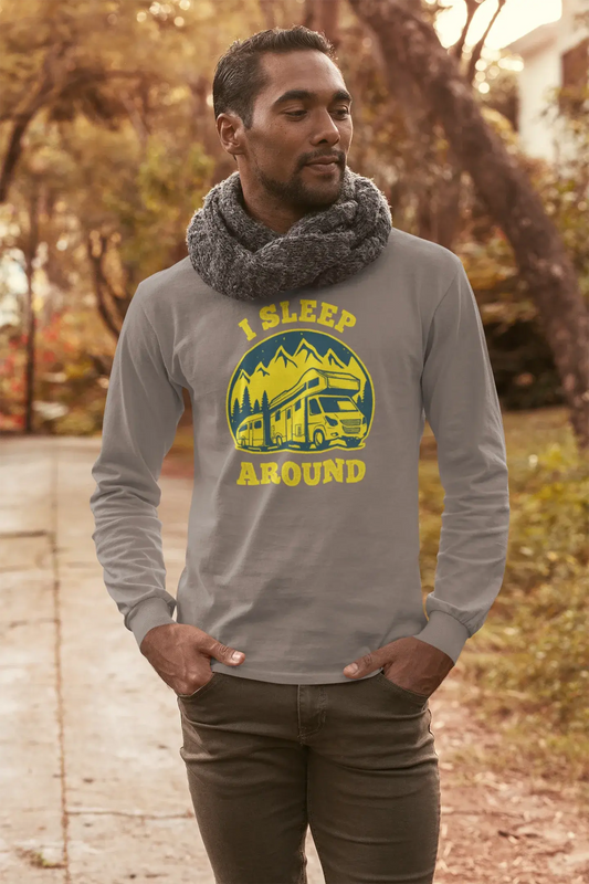 I Sleep Around Men Long Sleeve T-Shirt Vivareflex Online