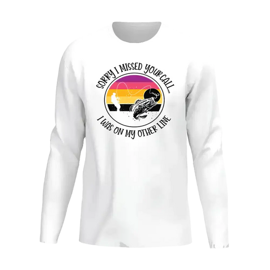 I Was On Another Line Men Long Sleeve Shirt Vivareflex Online