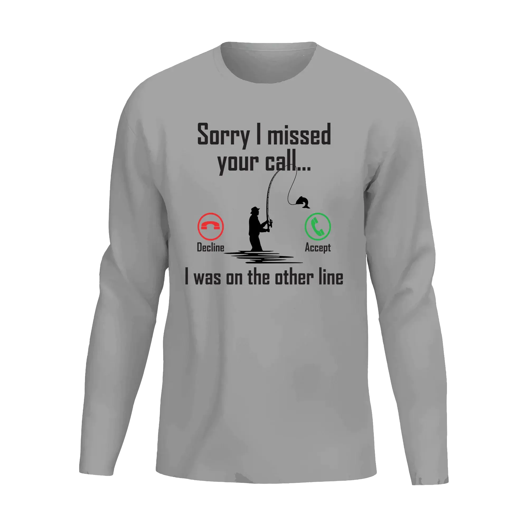 I Was On Another Line v2 Men Long Sleeve Shirt Vivareflex Online