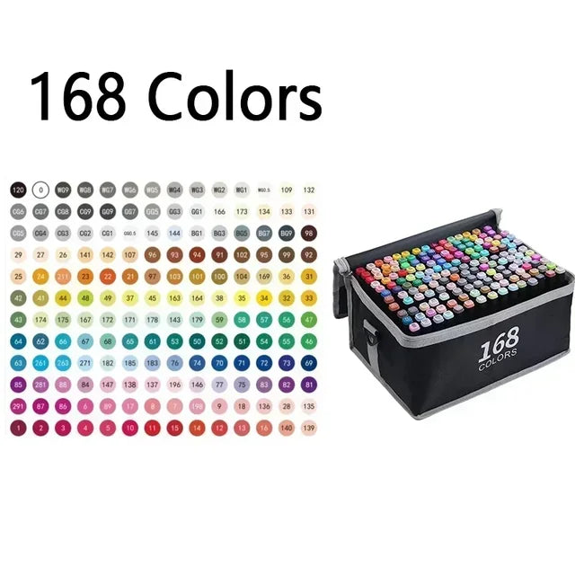 168 Color Marker Pen Set - Vivareflex Online