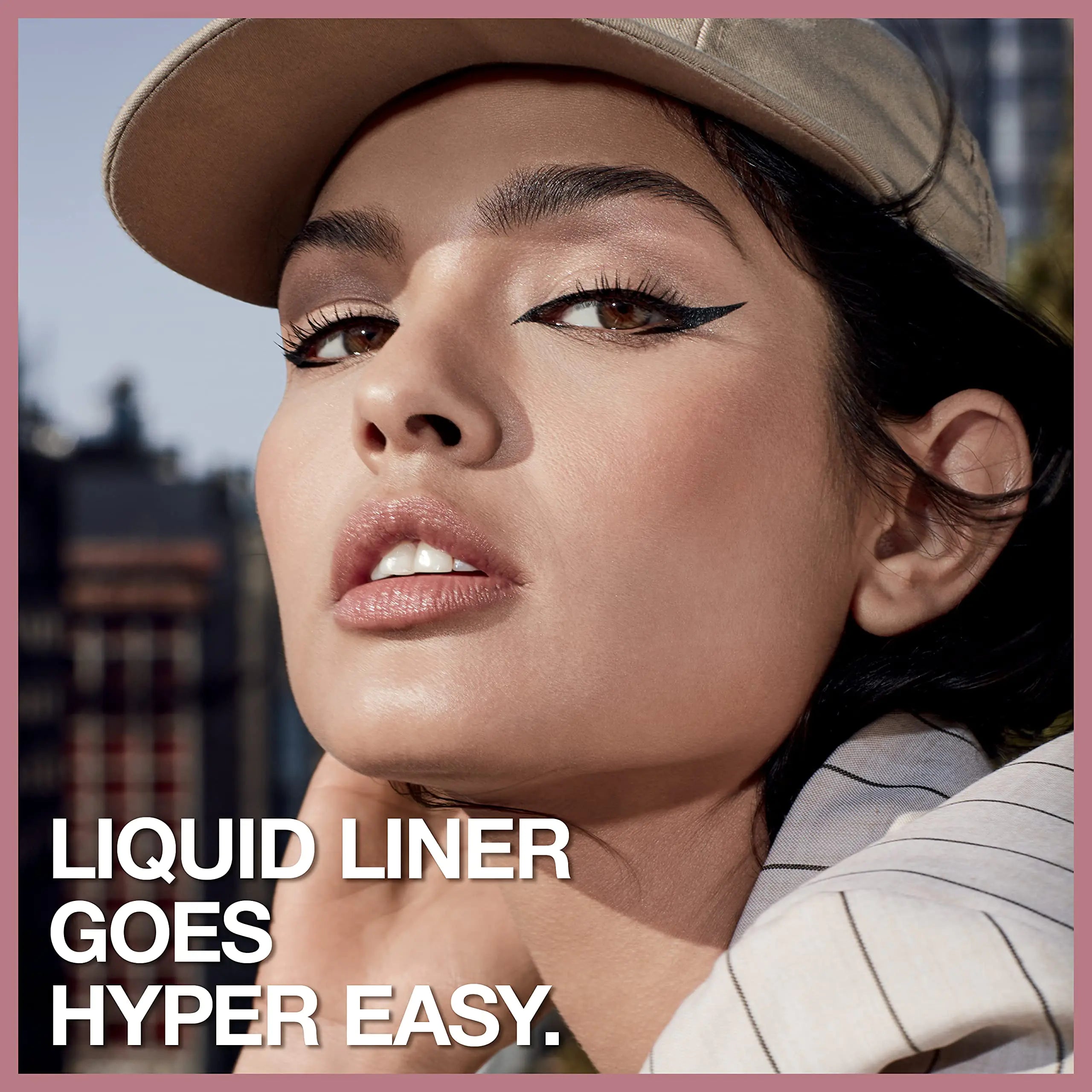 Delineador de ojos líquido Maybelline Hyper Easy No-Skip, acabado satinado, fórmula resistente al agua, negro intenso, 0,018 onzas líquidas 0,02 onzas líquidas (paquete de 1) 