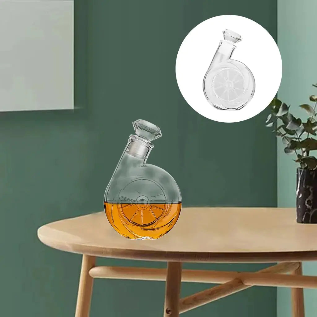 Carafe à vin en forme de souffleur rétro