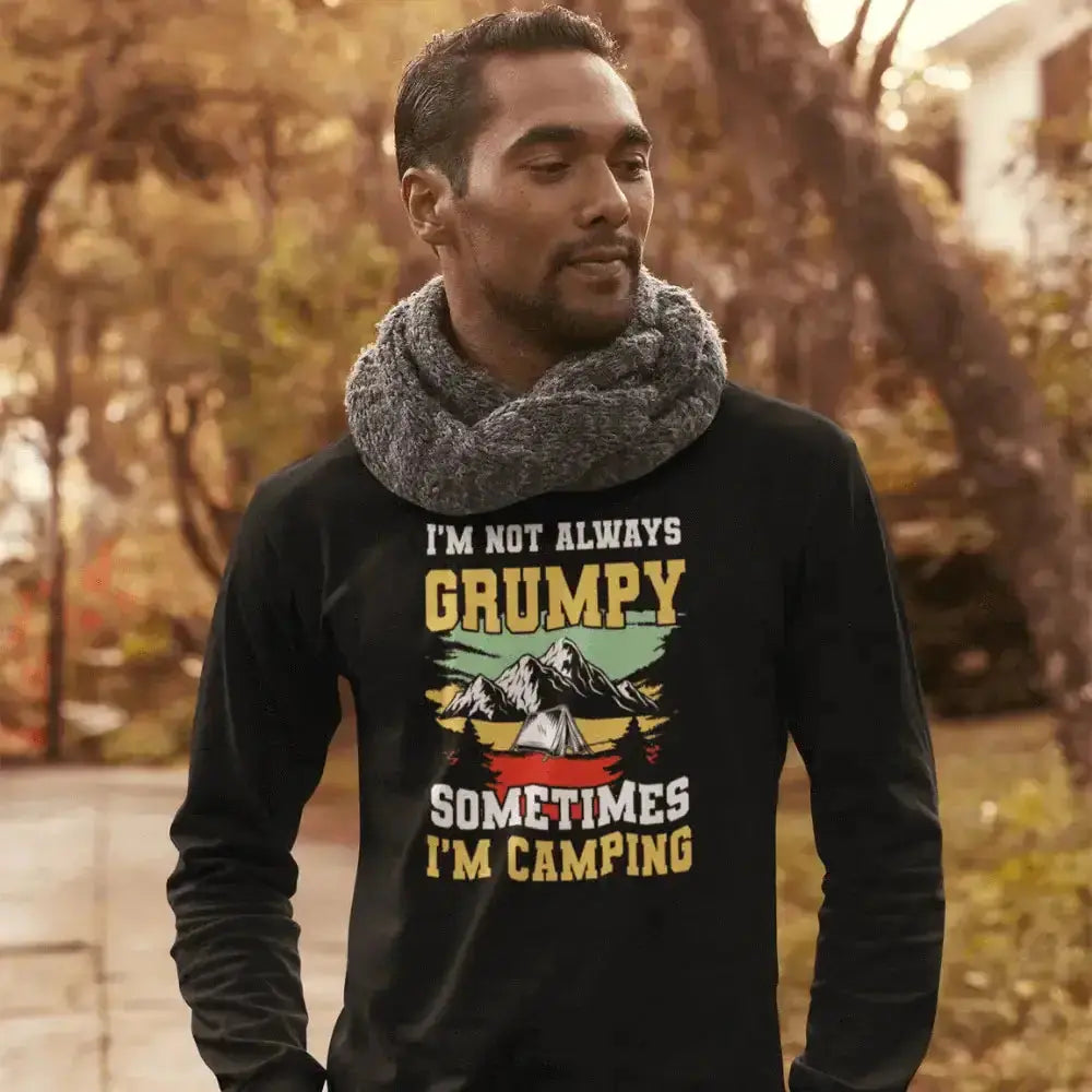 I'm Not Always Grumpy Men Long Sleeve Vivareflex Online