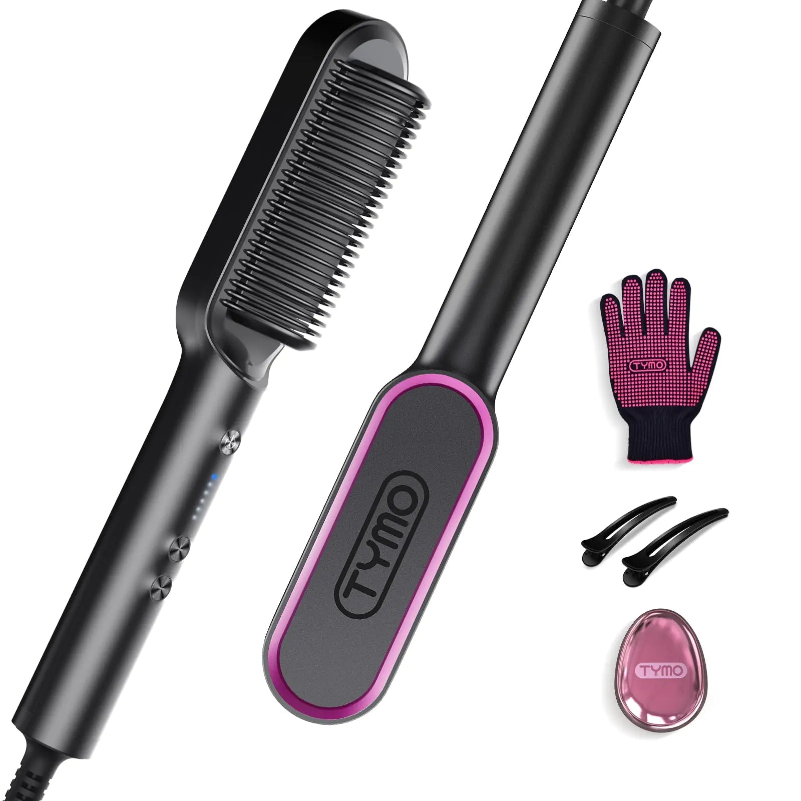 Hair Straightener Brush, TYMO Ring Hair Straightener Comb Straightening Brush for Women Vivareflex Online